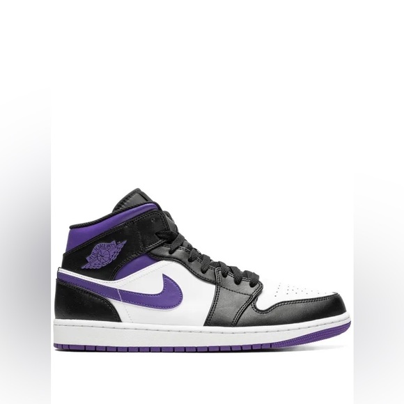 Jordan Other - JORDAN Air Jordan 1 Mid sneakers Size 9 Toddler Purple/Black